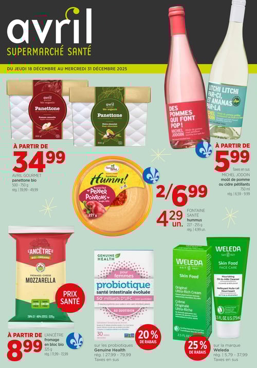 Circulaire Avril - Supermarché Santé - Page 1