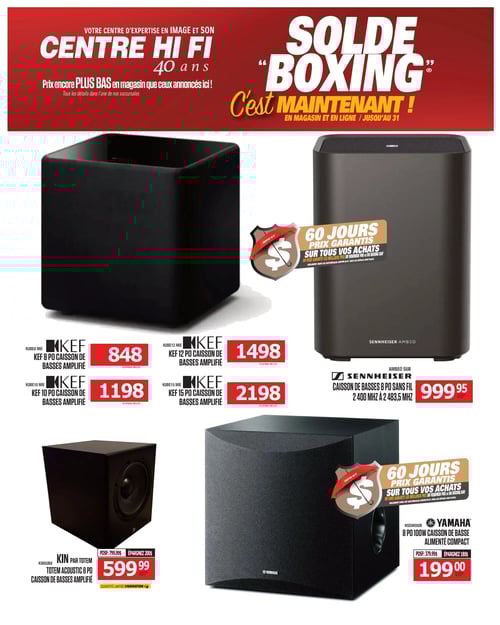 Circulaire Centre HI-FI - Solde Boxing d'Après Noël - Page 71