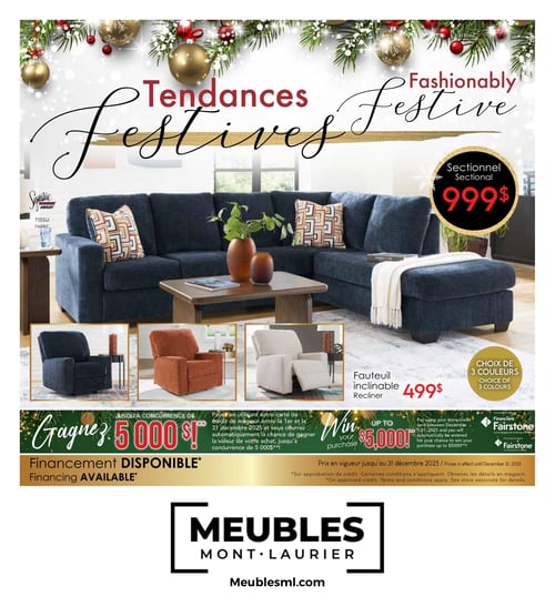Circulaire Meubles Mont-Laurier - Page 1