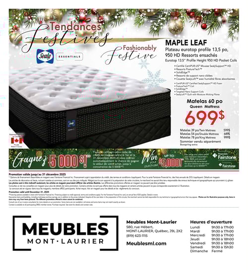 Circulaire Meubles Mont-Laurier - Page 7