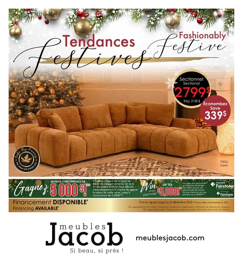 Circulaire ​Meubles Jacob - Tendances Festives - Page 1