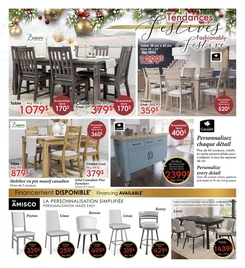 Circulaire ​Meubles Jacob - Tendances Festives - Page 2