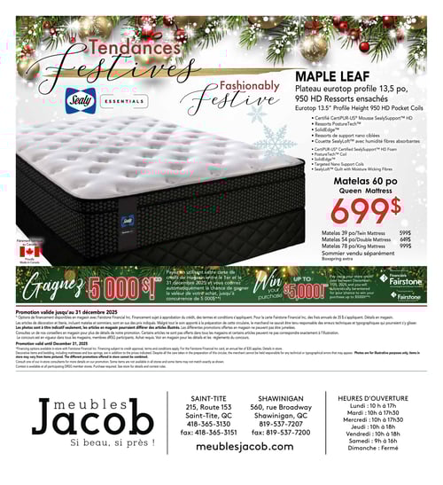 Circulaire ​Meubles Jacob - Tendances Festives - Page 8