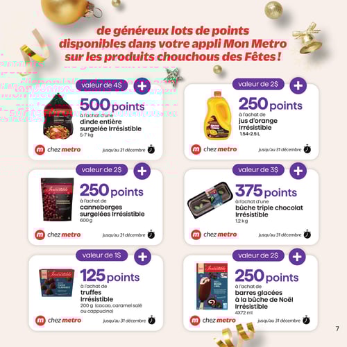 Circulaire Metro - Cuisiner les fêtes c'est la vie - Page 7