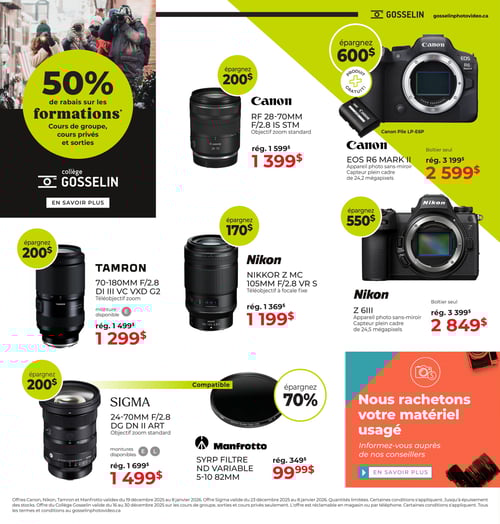 Circulaire Gosselin Photo - Soldes d'Après-Fêtes - Page 3