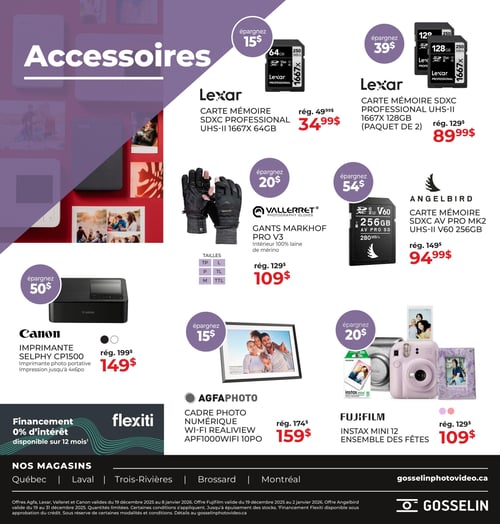 Circulaire Gosselin Photo - Soldes d'Après-Fêtes - Page 12