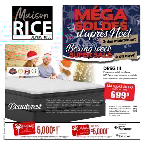 Circulaire Maison Rice - Méga Soldes d'Après Noël - Page 1