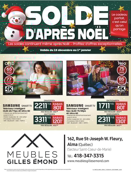 Circulaire Meubles Gilles Émond - Solde d'Après Noël - Page 9
