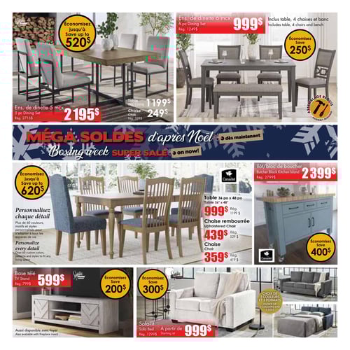Circulaire Meubles Mont-Laurier - Méga Soldes d'Après Noël - Page 3