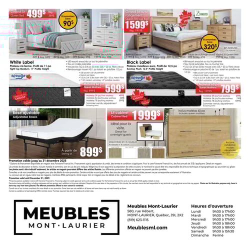 Circulaire Meubles Mont-Laurier - Méga Soldes d'Après Noël - Page 4