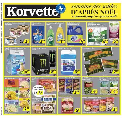 Circulaire Korvette - Soldes d'Après Noël - Page 1