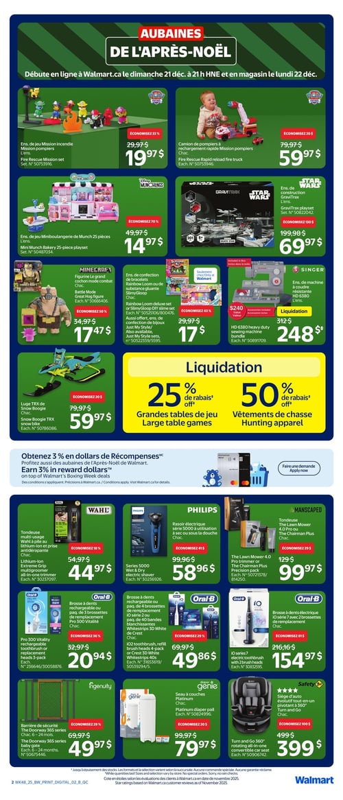 Circulaire Walmart - Aubaines de l'Après-Noël - Page 2