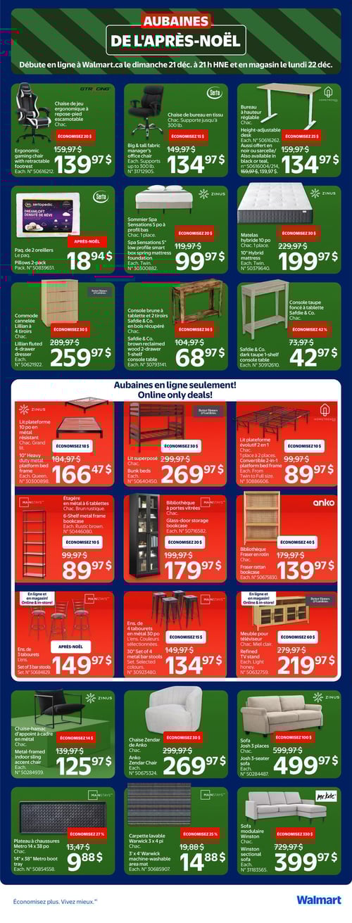Circulaire Walmart - Aubaines de l'Après-Noël - Page 10