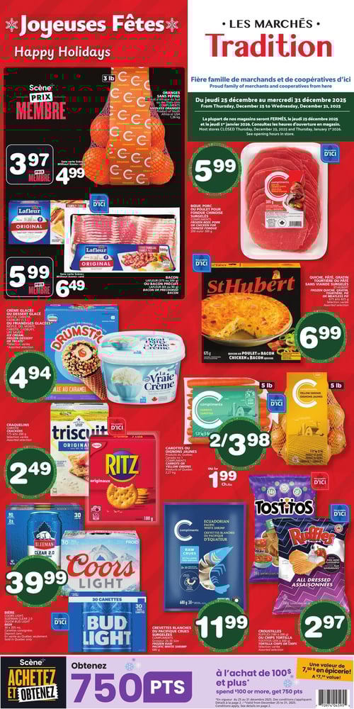 Circulaire Les Marchés Tradition - Page 1