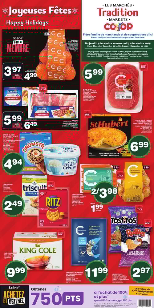 Circulaire Les Marchés Tradition - Nouveau-Brunswick - Page 1