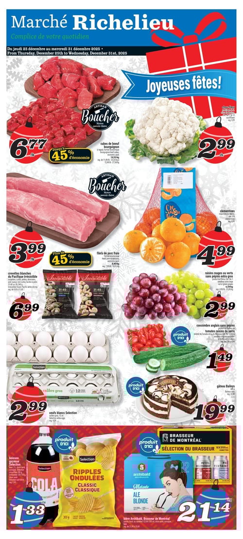 Circulaire Marché Richelieu - Page 1