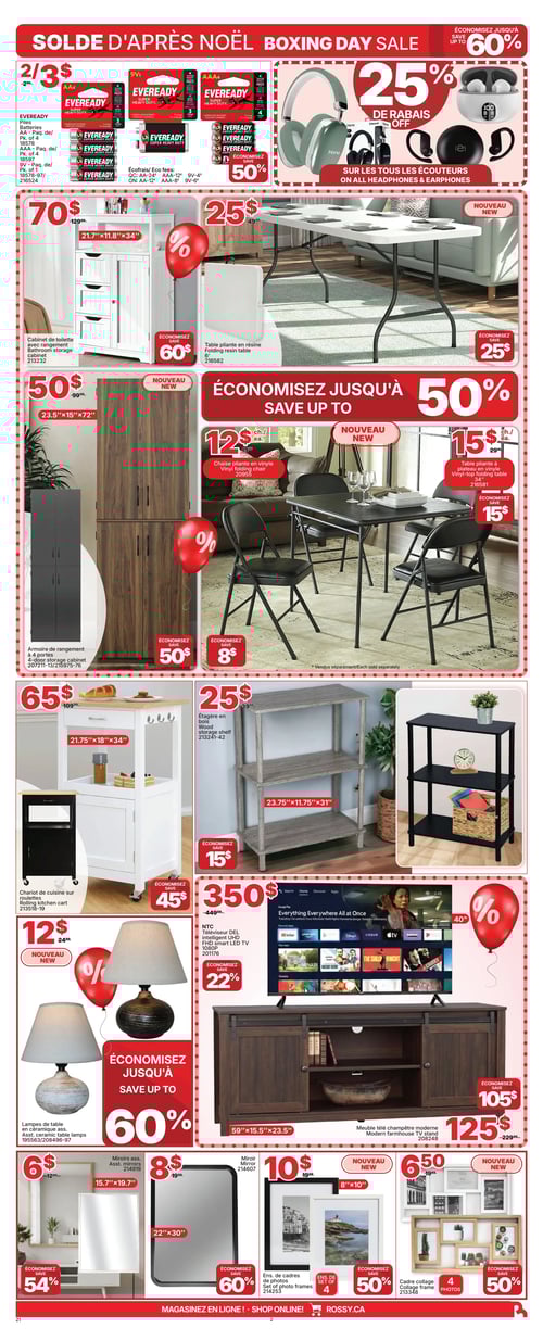 Circulaire Rossy - Aubaines d'Après Noël - Page 2