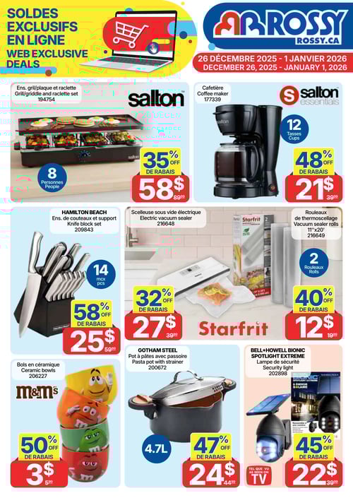 Circulaire Rossy - Aubaines d'Après Noël - Page 7