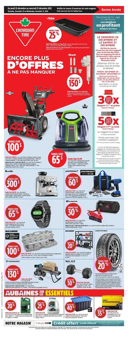 Circulaire Canadian Tire - Page 1