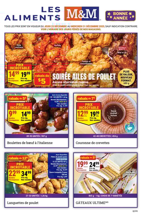 Circulaire Les Aliments M&M - Page 1