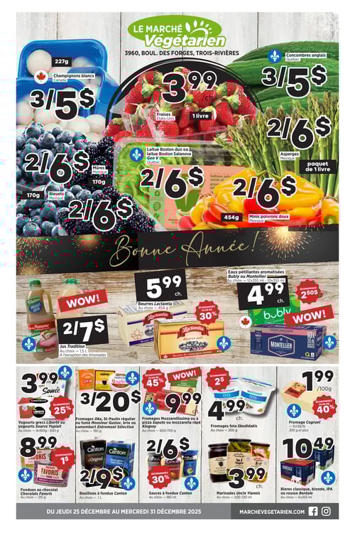 Circulaire Marché Végétarien - Page 1