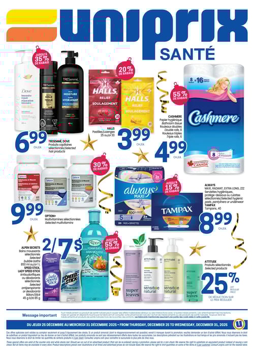 Circulaire Uniprix - Santé - Page 4