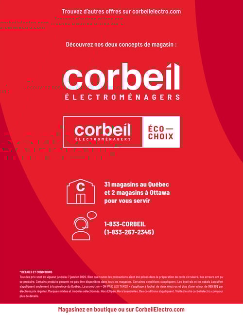 Circulaire Corbeil Électroménagers - Soldes d'Après les Fêtes - Page 17
