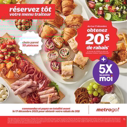 Circulaire Metro - Cuisiner les fêtes c'est la vie - Page 15