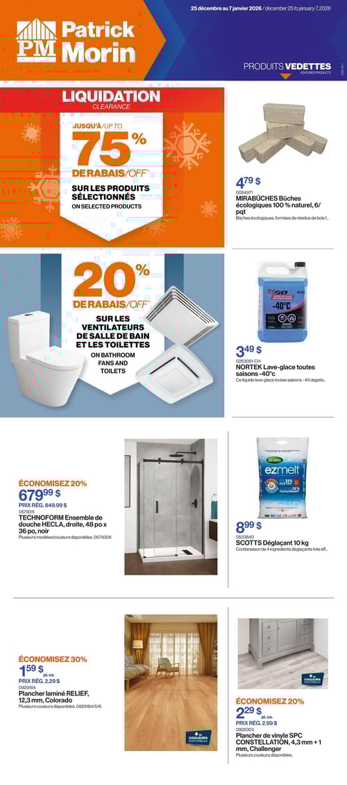 Circulaire Patrick Morin - Page 1