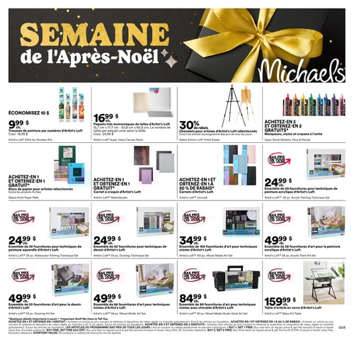 Circulaire Michaels - Soldes d'Après Noël - Page 3