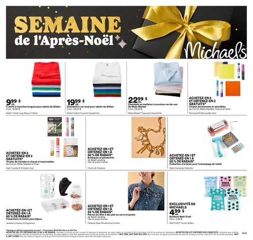 Circulaire Michaels - Soldes d'Après Noël - Page 4
