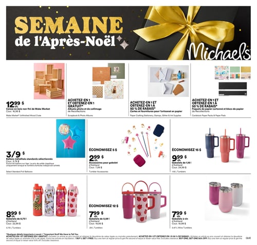 Circulaire Michaels - Soldes d'Après Noël - Page 6