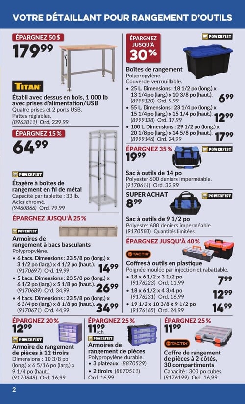 Circulaire Princess Auto - Page 7