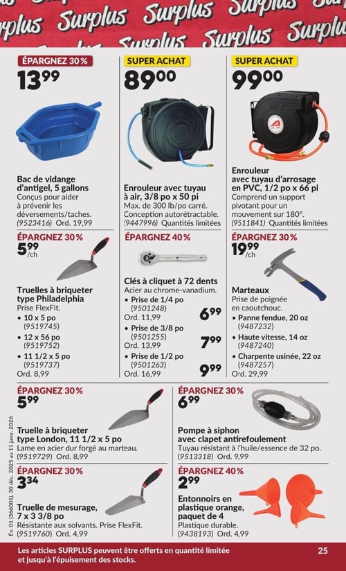 Circulaire Princess Auto - Page 30