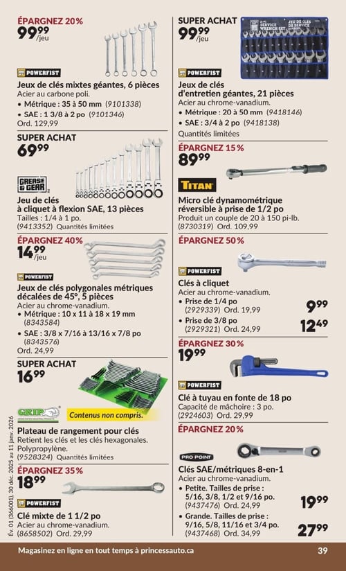 Circulaire Princess Auto - Page 44