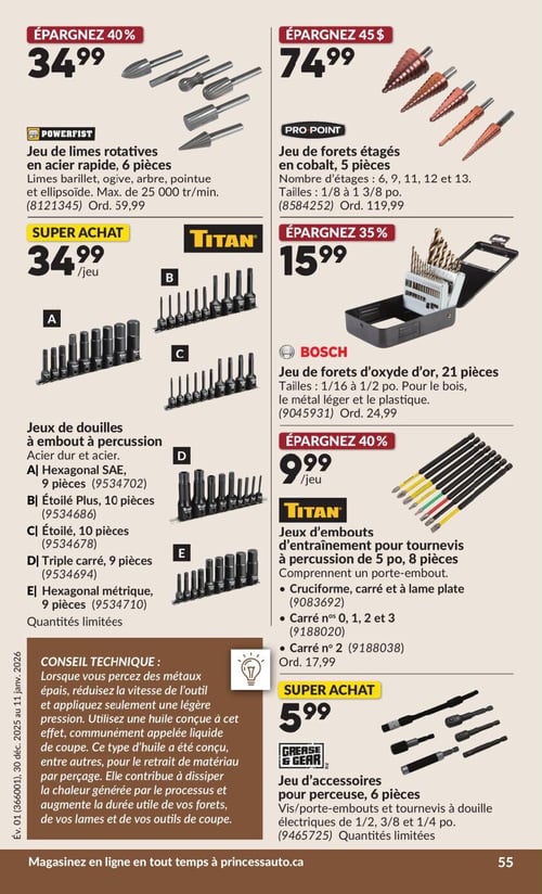 Circulaire Princess Auto - Page 60