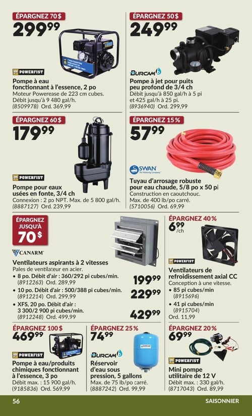 Circulaire Princess Auto - Page 61