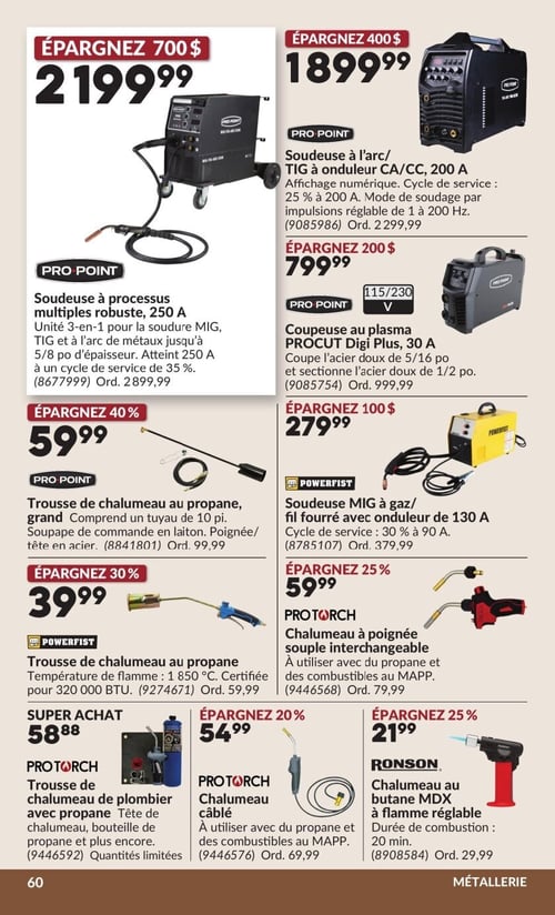 Circulaire Princess Auto - Page 65