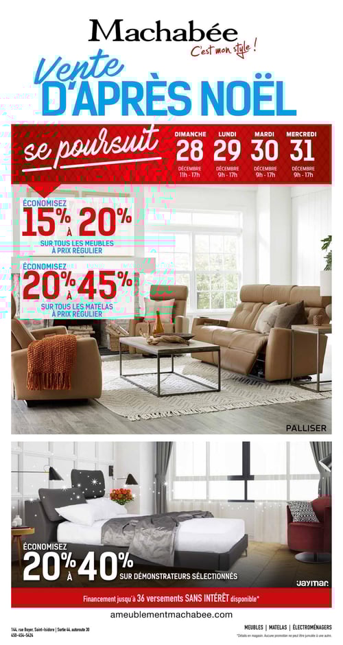 Circulaire Machabée - Vente d'Après Noël - Page 1