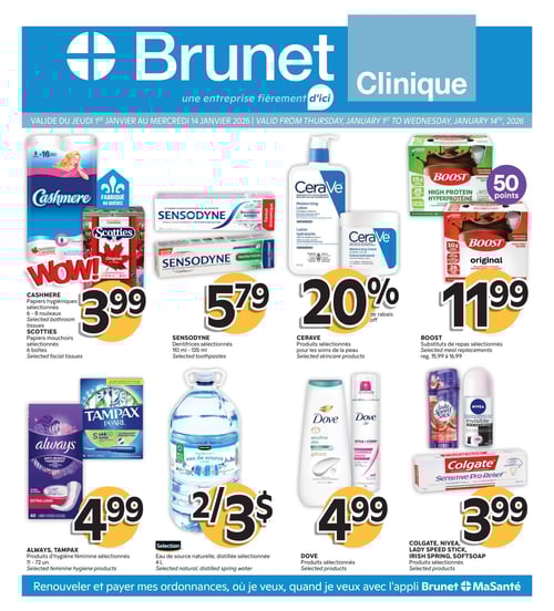 Circulaire Brunet - Clinique - Page 1