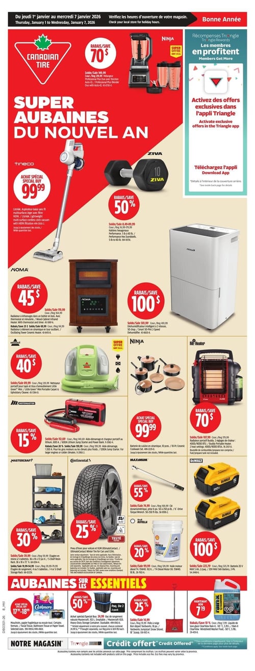 Circulaire Canadian Tire - Page 1