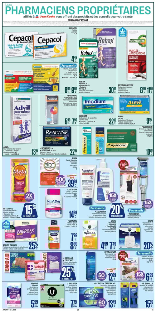 Circulaire Jean Coutu - Page 3