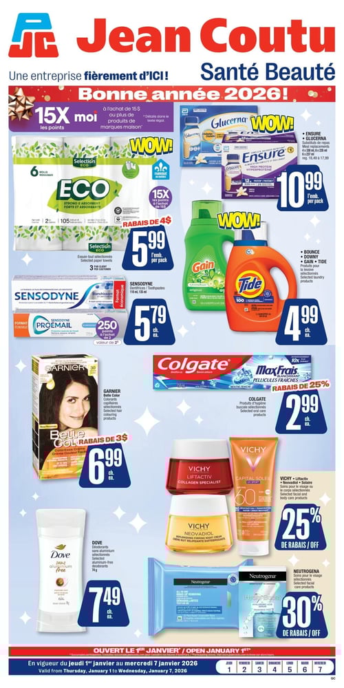 Circulaire Jean Coutu - Santé Beauté - Page 1