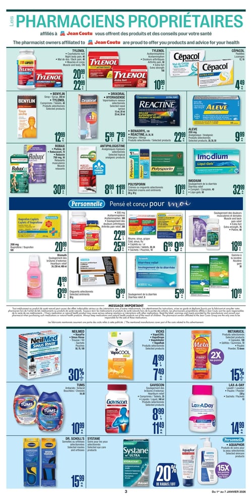 Circulaire Jean Coutu - Santé Beauté - Page 3