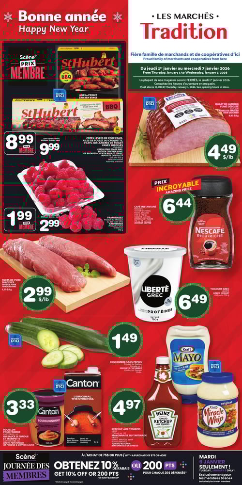 Circulaire Les Marchés Tradition - Page 1