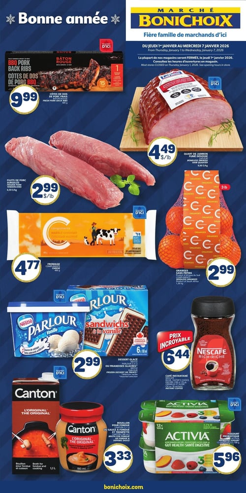 Circulaire Marché Bonichoix - Page 1