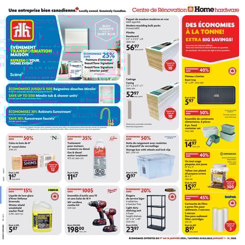 Circulaire Home Hardware - Centre de Rénovation - Page 1
