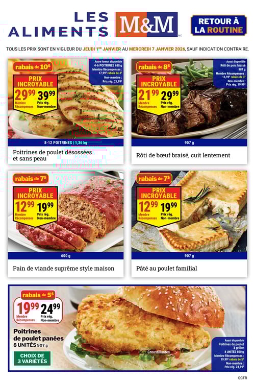Circulaire Les Aliments M&M - Page 1