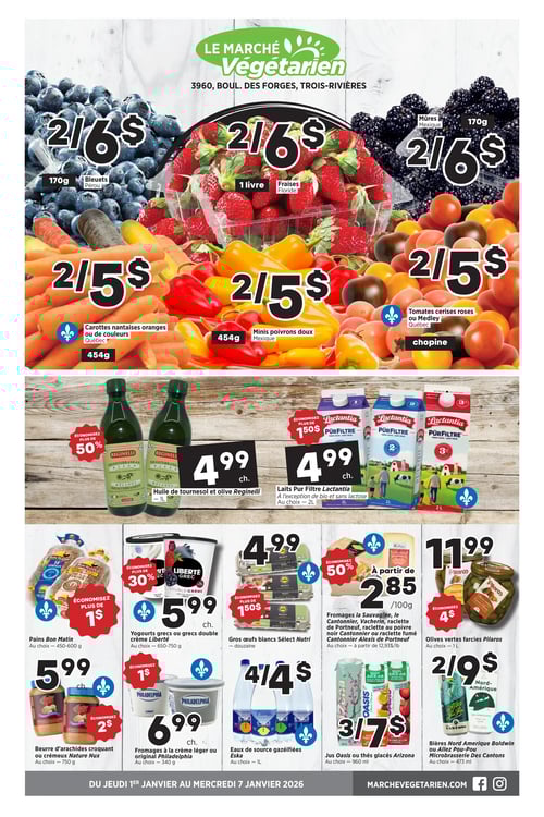 Circulaire Marché Végétarien - Page 1