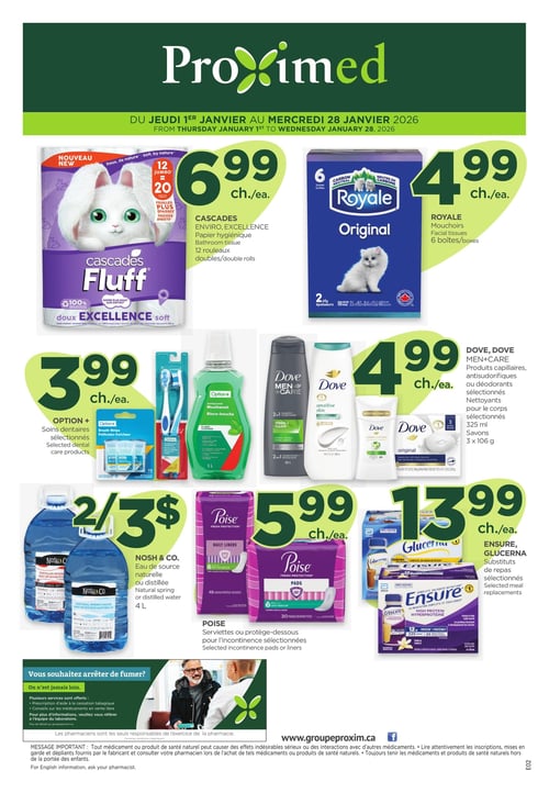 Circulaire Proxim - Proximed - Page 1
